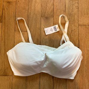 SOMA Oh My Gorgeous Ivory White Smooth Cami Bra Size 34D NWT New With Tags